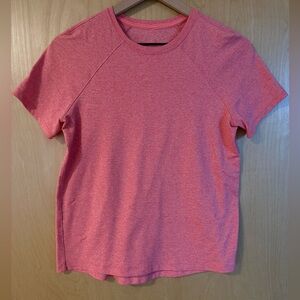 Lululemon Pink Heather Short Sleeve
